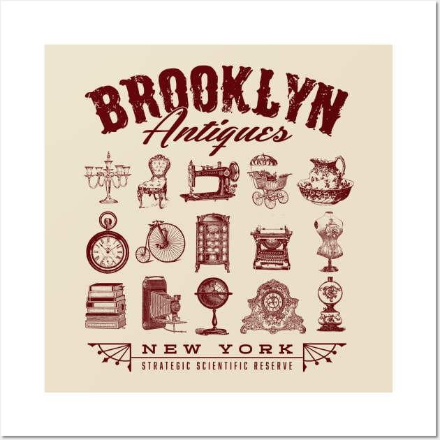 Brooklyn Antiques Wall Art by MindsparkCreative